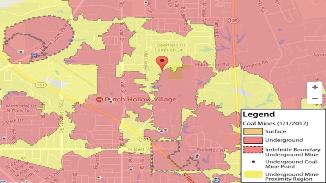 Interactive map shows mine subsidence in southern Illinois | Belleville